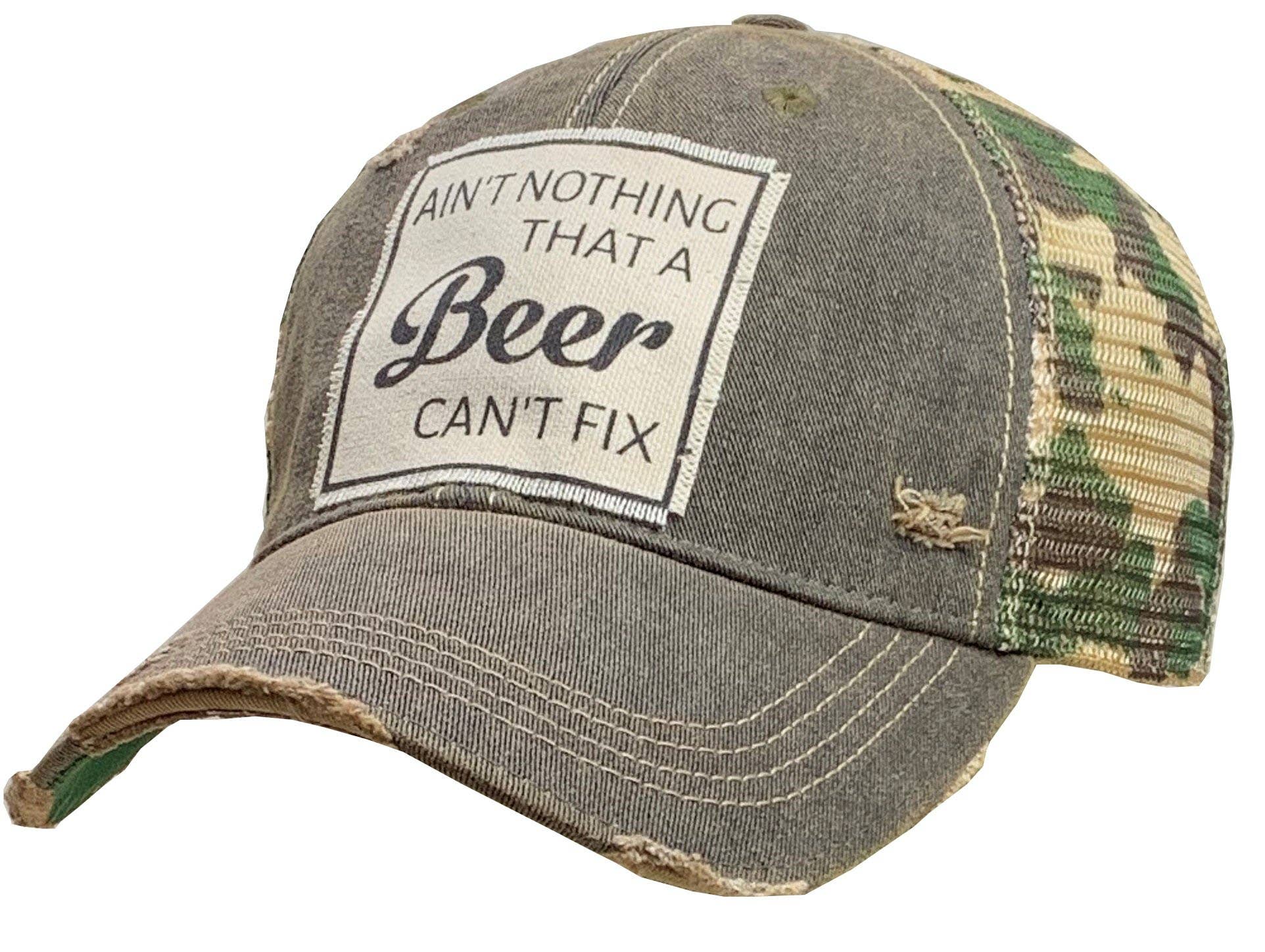 VL Ain't Nothing That A Beer Can't Fix Trucker Hat Baseball Cap